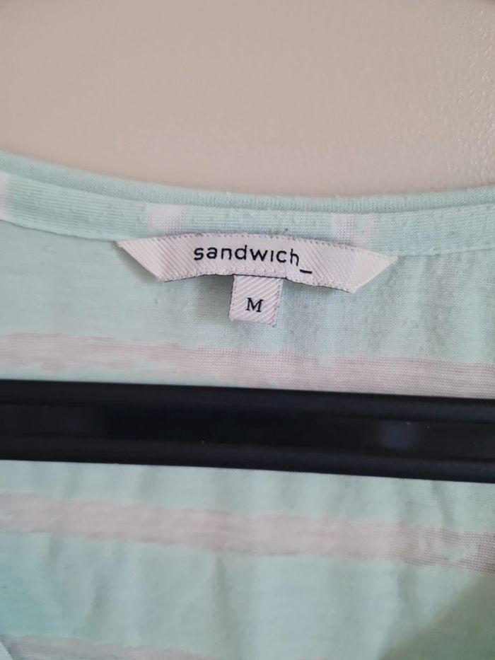 Tee-shirt femme sandwich - photo numéro 2