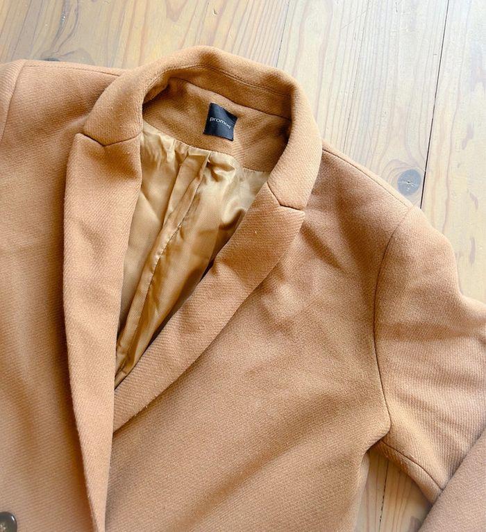 Manteau Gisèle Promod camel 44 - photo numéro 4