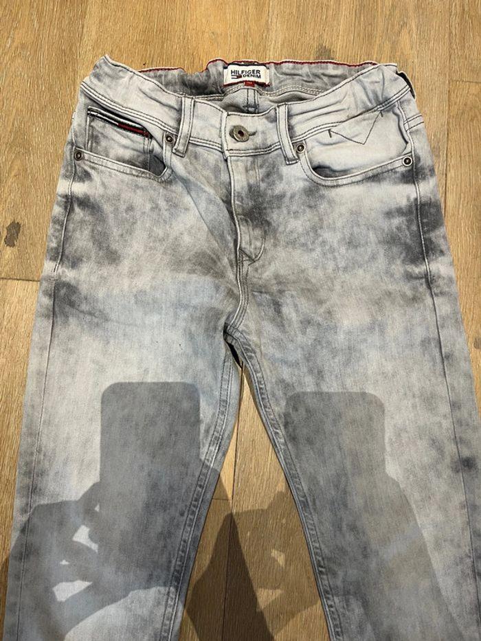 Jeans gris skinny Hilfiger T12ans - photo numéro 4