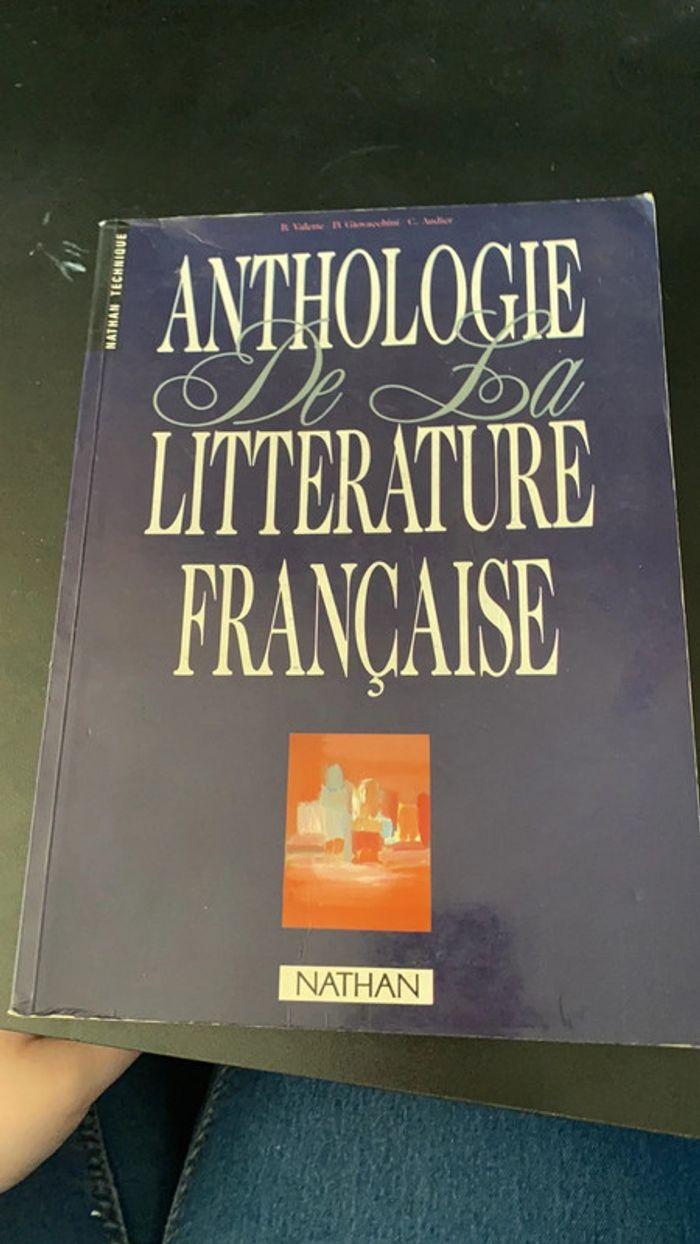 Anthologie de la littérature française philosophie - photo numéro 1