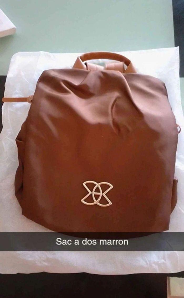 Sac à dos marron neuf - photo numéro 1