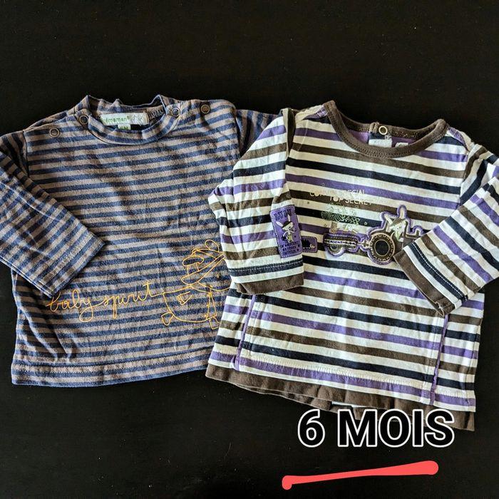 Lot 2 t-shirts manches longues - photo numéro 1