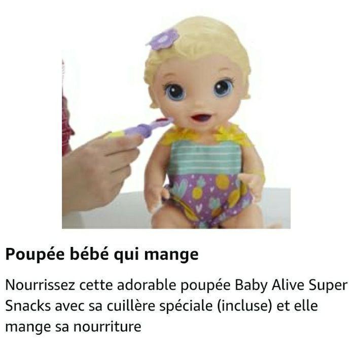 BABY ALIVE LILY A FAIM HASBRO NEUF - photo numéro 5