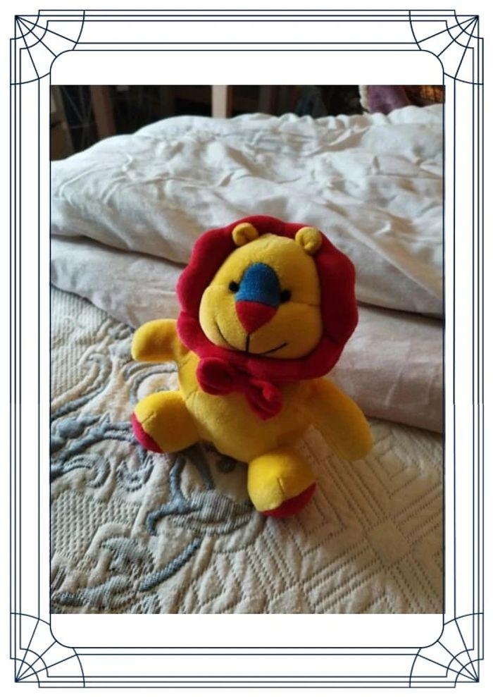 Mini peluche lion rouge et jaune - photo numéro 14