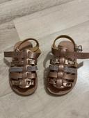 Sandales bébé fille bronze