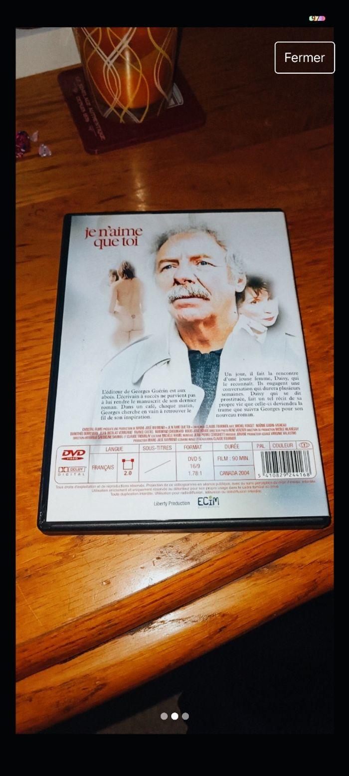 DVD je n'aime que toi - photo numéro 2