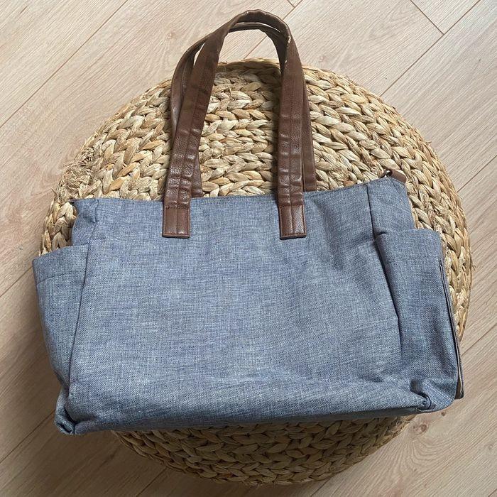 Sac à langer bébé Babymel Cara Bloom gris + accessoires - photo numéro 2