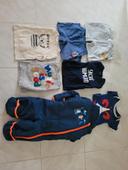 Combinaison ski bébé lot hiver pull jogging PSG taille 18 mois wapiti marque polochon