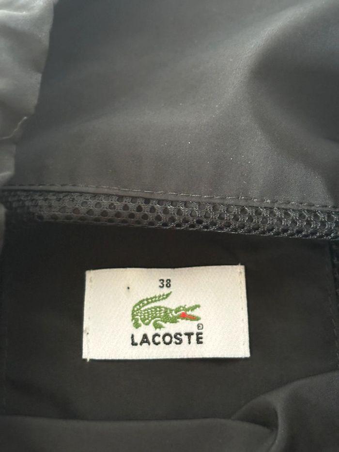 Veste de sport à enfiler col montant noir Lacoste femme taille M/38 - photo numéro 5