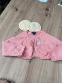 Gilet rose sergent major 18mois