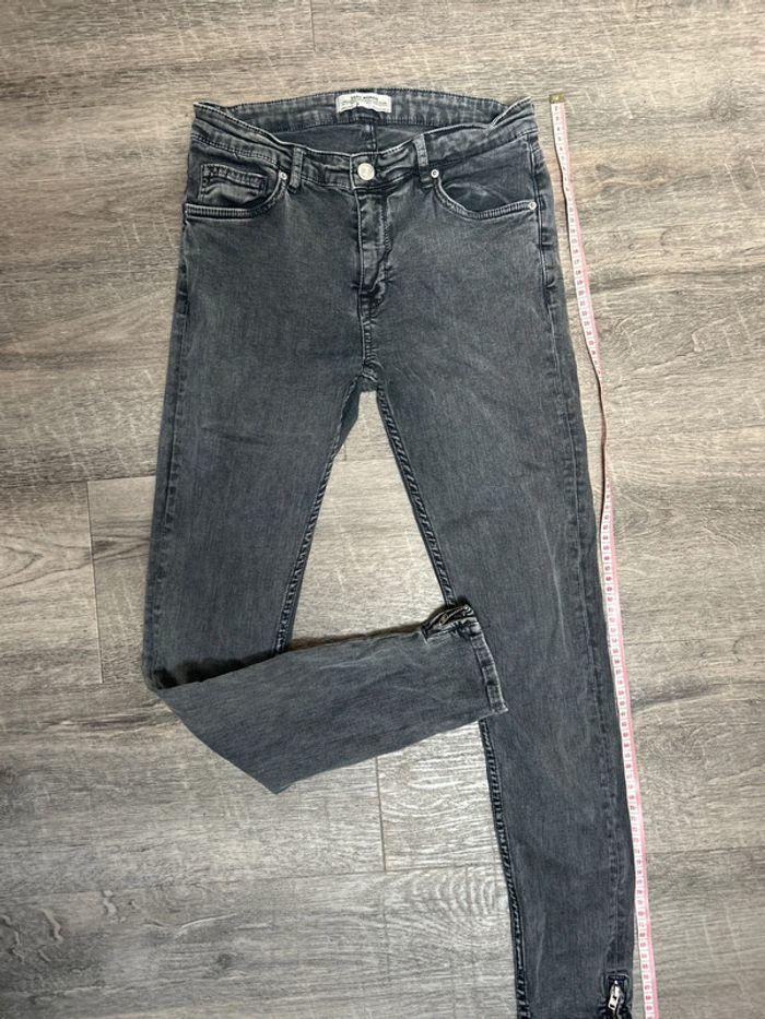 Jeans taille haute délavé - photo numéro 1