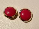 Boucles d'oreilles rond rose