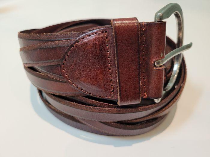 Ceinture en cuir de vachette - photo numéro 1