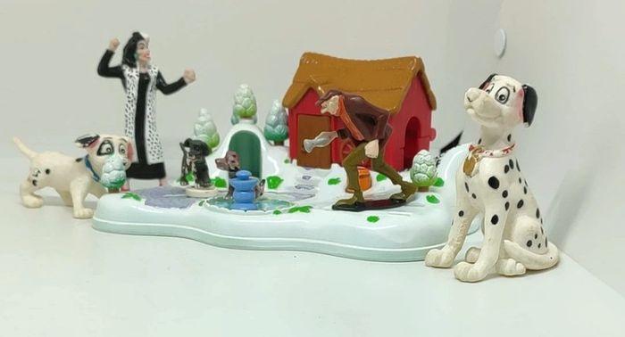 🐾 1998 Polly Pocket Disney dalmatian 101 dalmatiens playset maison house neige snow mini bluebird - photo numéro 4