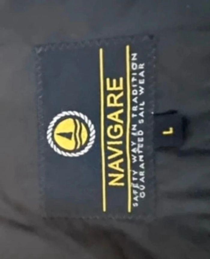 Veste  parka d’hiver 3/4 marine Navigare taille L - photo numéro 4