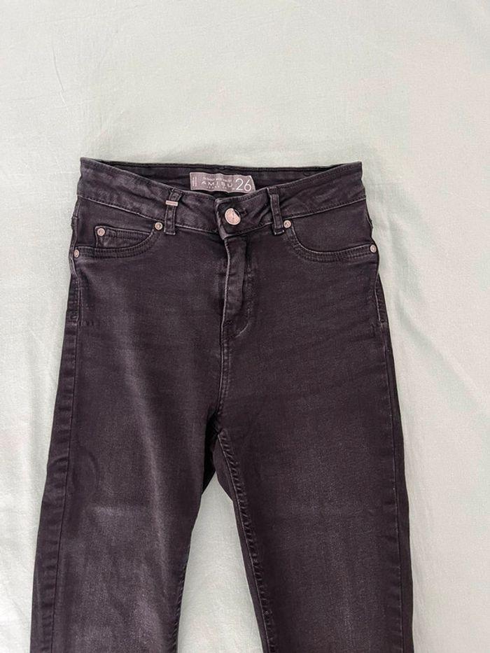 Jean skinny gris anthracite - photo numéro 3