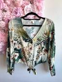 Blouse motifs fleurs & tropicaux taille 34 de chez H&M