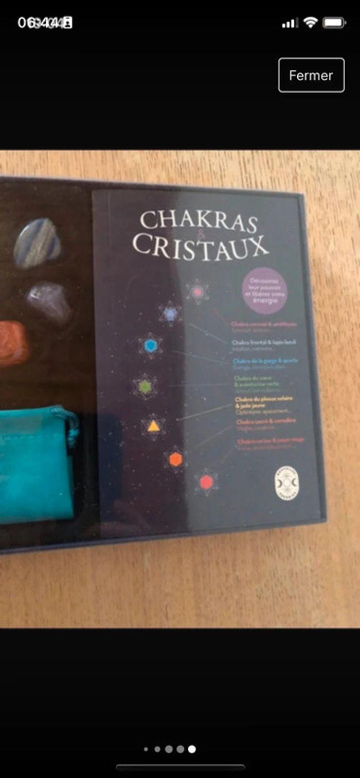 Coffret chakras et cristaux rare neuf  7 pierres véritables - photo numéro 6