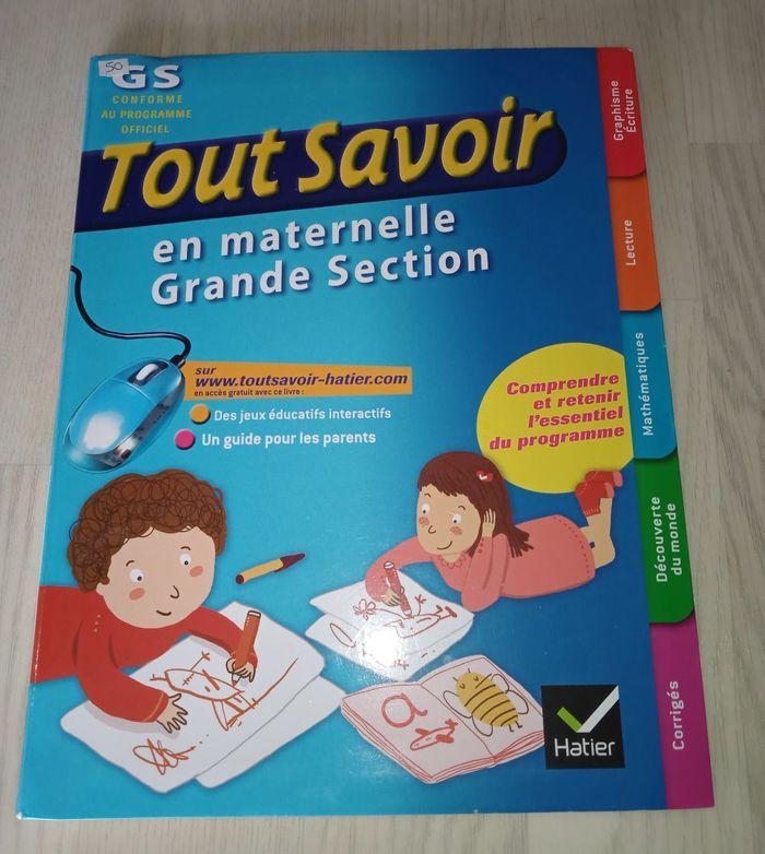 Manuel Tout savoir pour la maternelle grande section - photo numéro 1