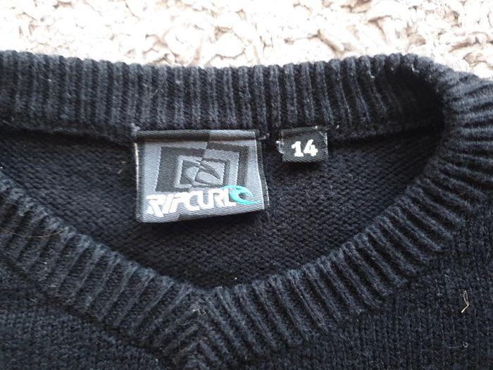 Pull fin Rip Curl taille 14 ans noir - photo numéro 2