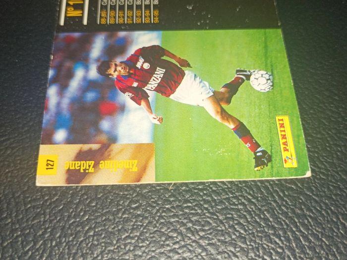 CARTE vintage Zinedine Zidane 127 Bordeaux PANINI 1994-1995 Football cards Premium - photo numéro 3