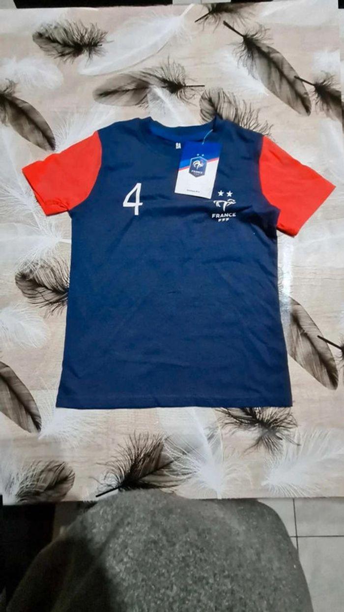 Tee-shirt  france  de  foot  varrane - photo numéro 6