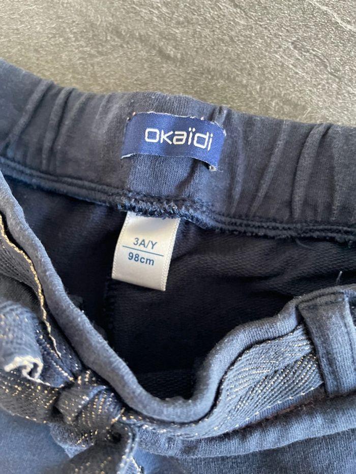 Short bleu marine Okaidi 3 ans - photo numéro 3