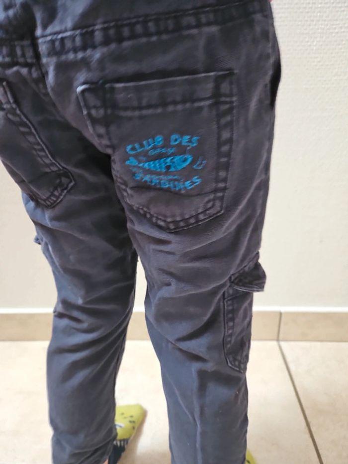 Pantalon cargo bleu DPAM - photo numéro 4