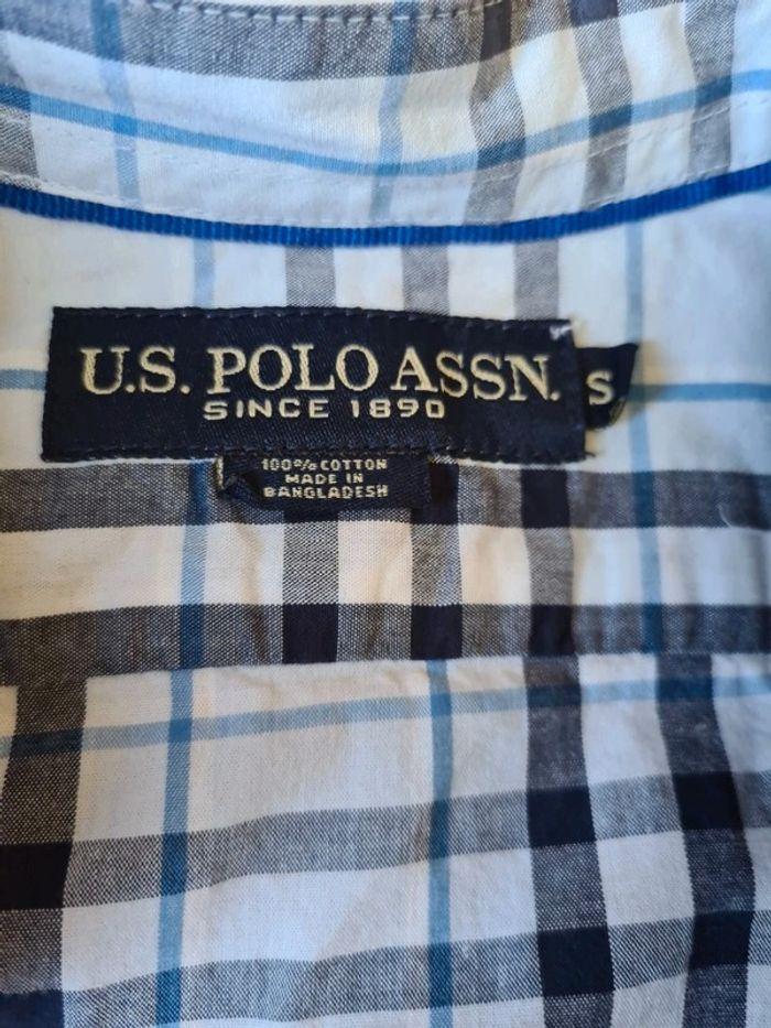 Chemise à carreaux manches courtes u.s polo assn. - photo numéro 5