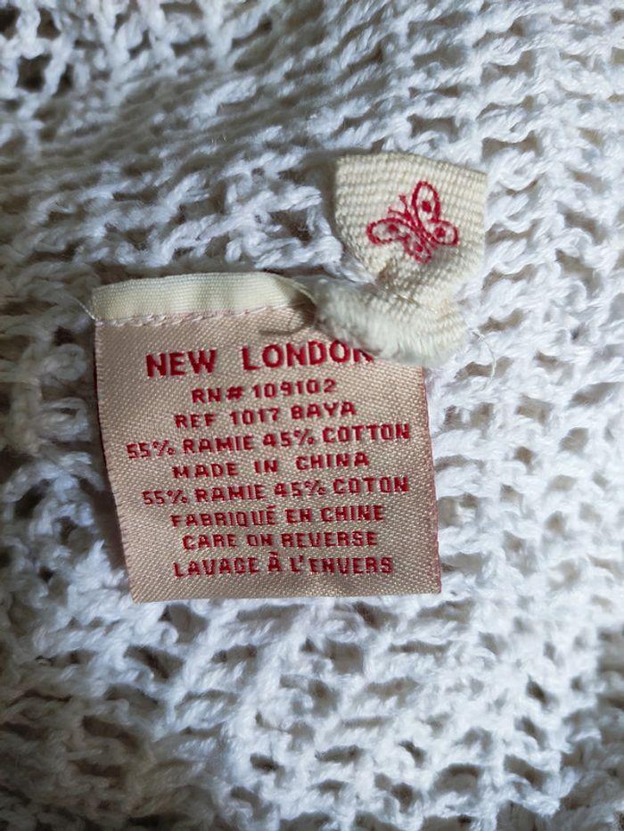 Tunique blanche ajourées crochet loNew London T3 - photo numéro 5