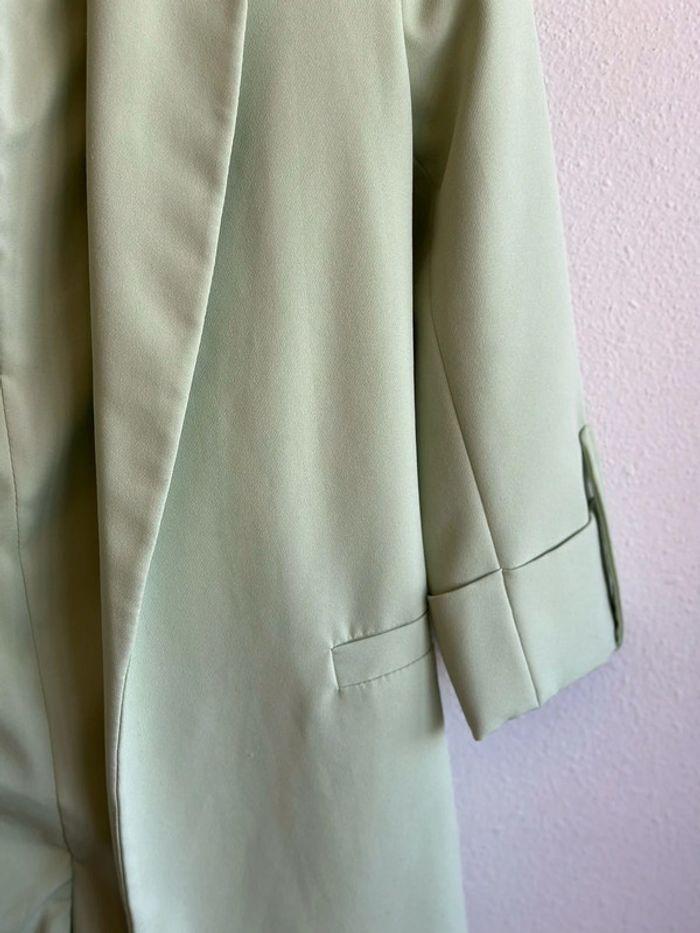 Blazer Bershka vert pâle, taille XS - photo numéro 6