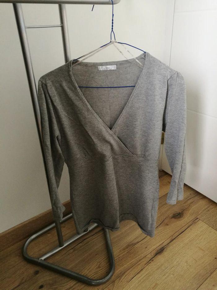 Mim pull gris - photo numéro 1