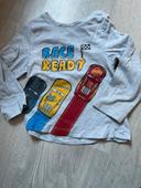 T shirt manches longues cars