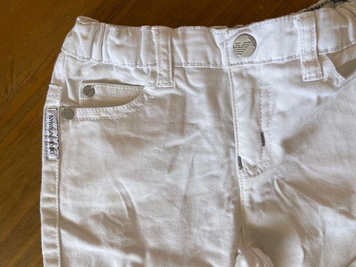 Pantalon blanc Emporio Armani 24 mois - photo numéro 2