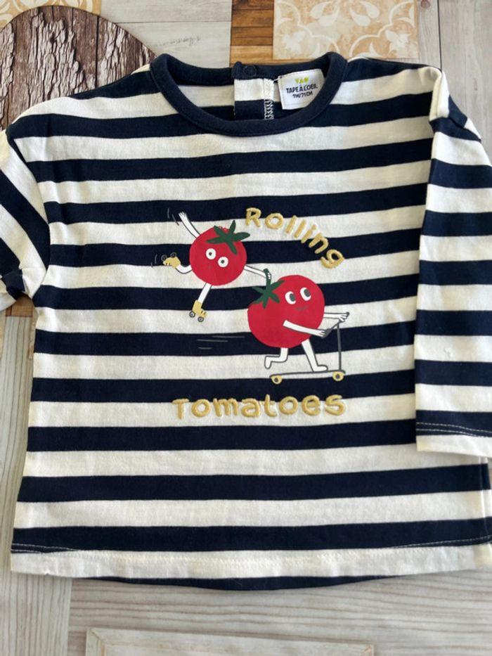 Teeshirt manches longues 9 mois - photo numéro 2