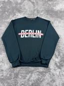 👕 Sweat 90’s Vintage Berlin Noir Taille S 👕