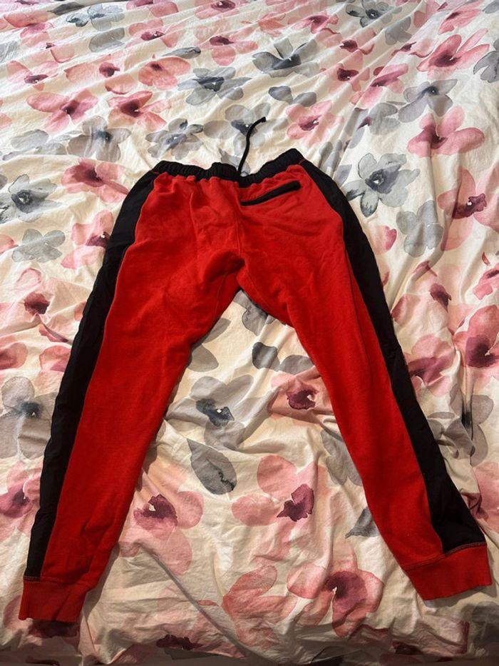 Jogging pantalon ovo extra large XL drake rouge et noir - photo numéro 2