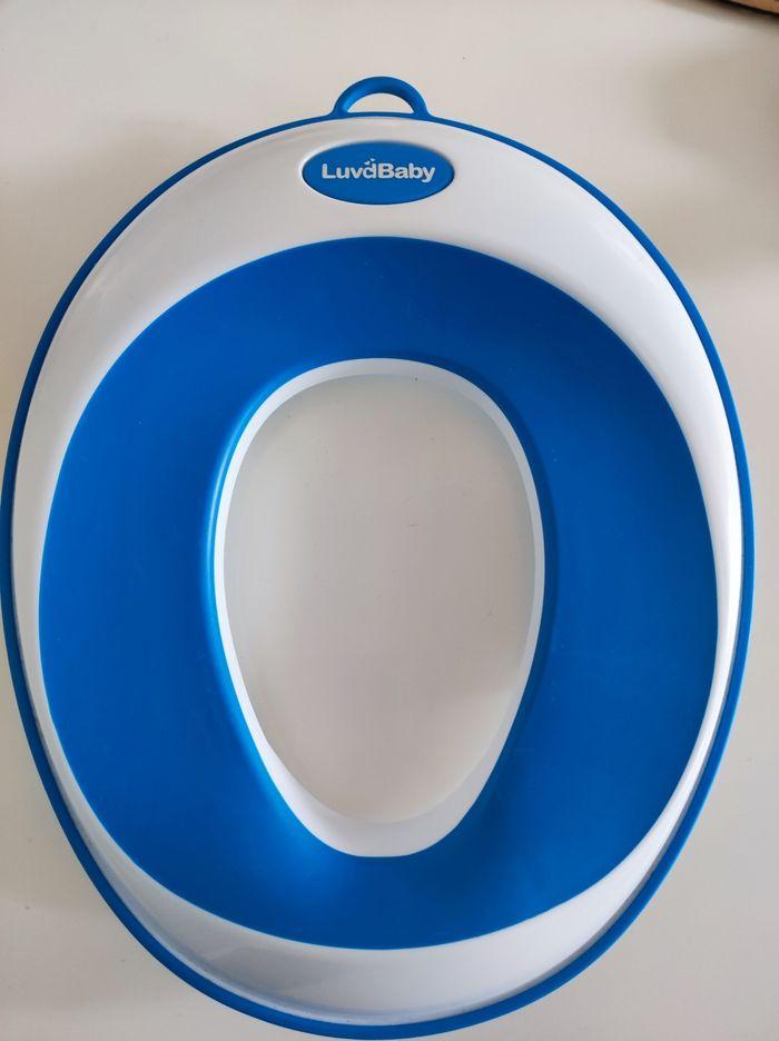 Adaptateur reducteur toilette bleu Luvdbaby - photo numéro 1