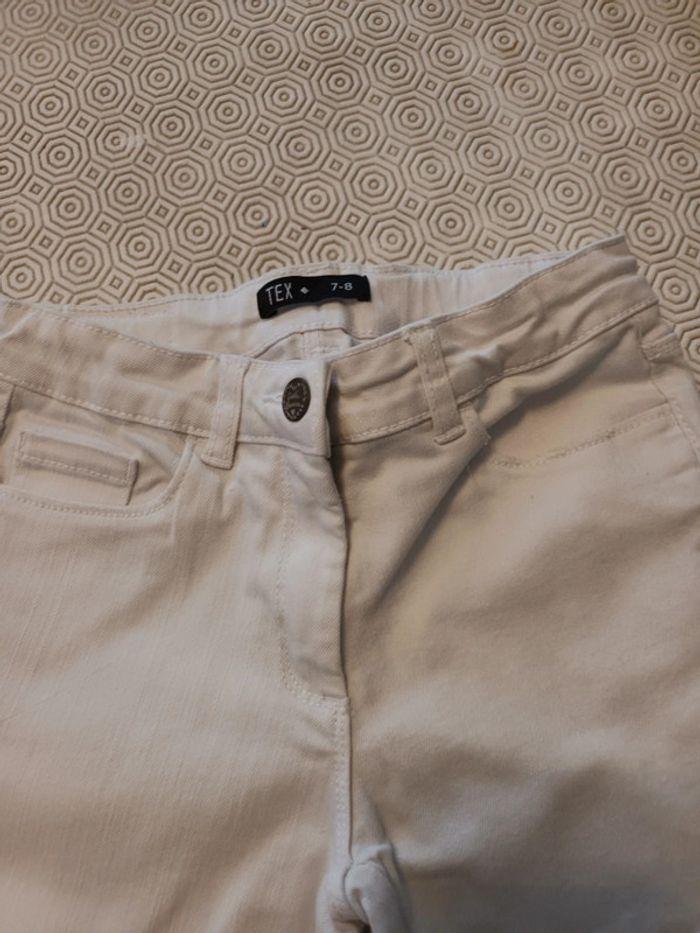 Short tex 7/8 ans blanc - photo numéro 2