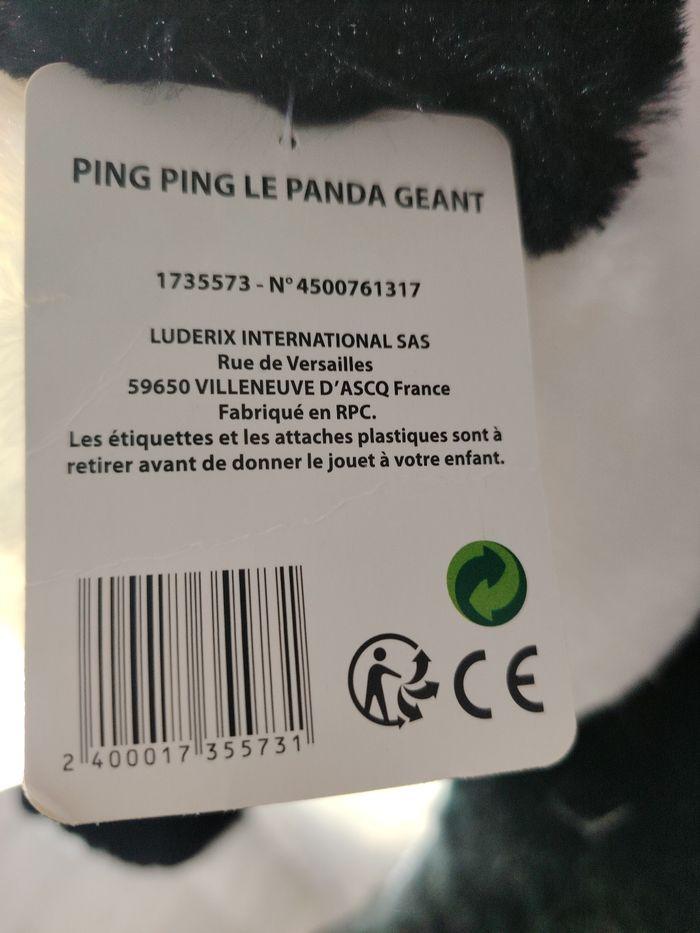 Peluche panda - photo numéro 2