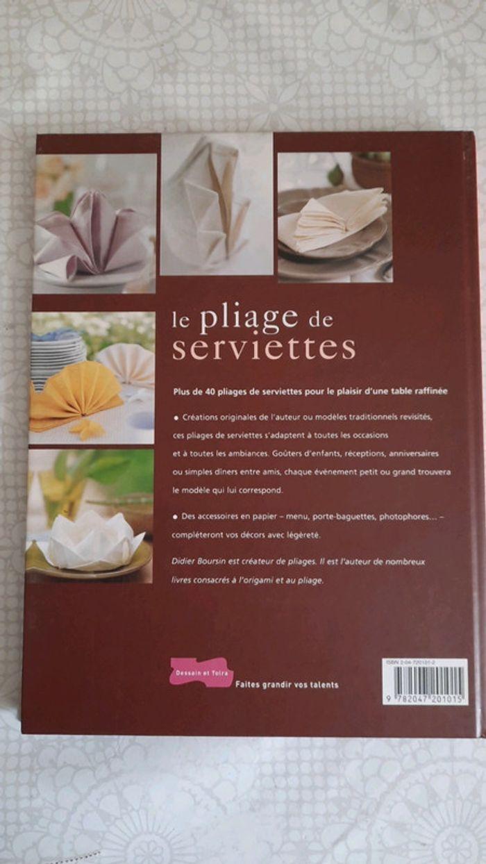 Livre " Le pliage de serviettes" - photo numéro 3