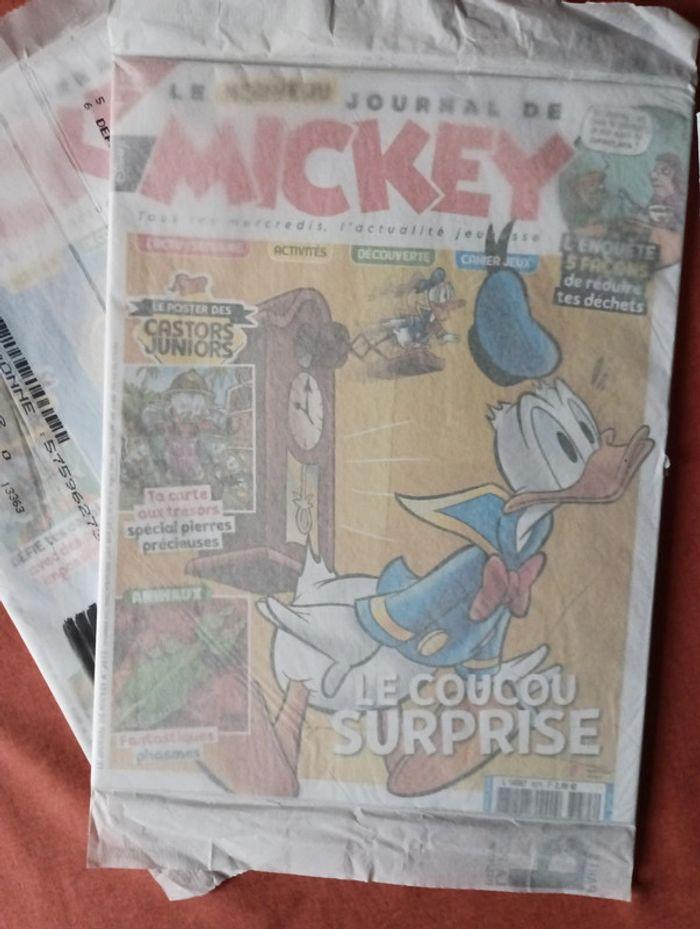 Lot de 3 journaux de Mickey neufs, jamais lus - photo numéro 2