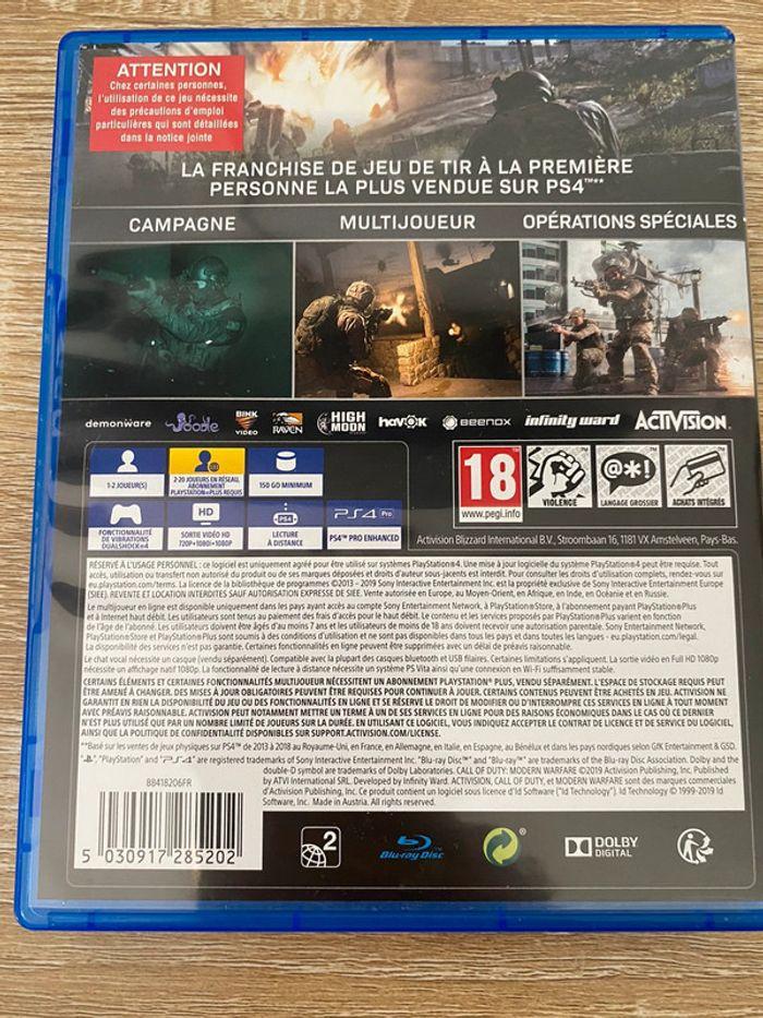 Jeu Call of Duty Ps4 - photo numéro 2