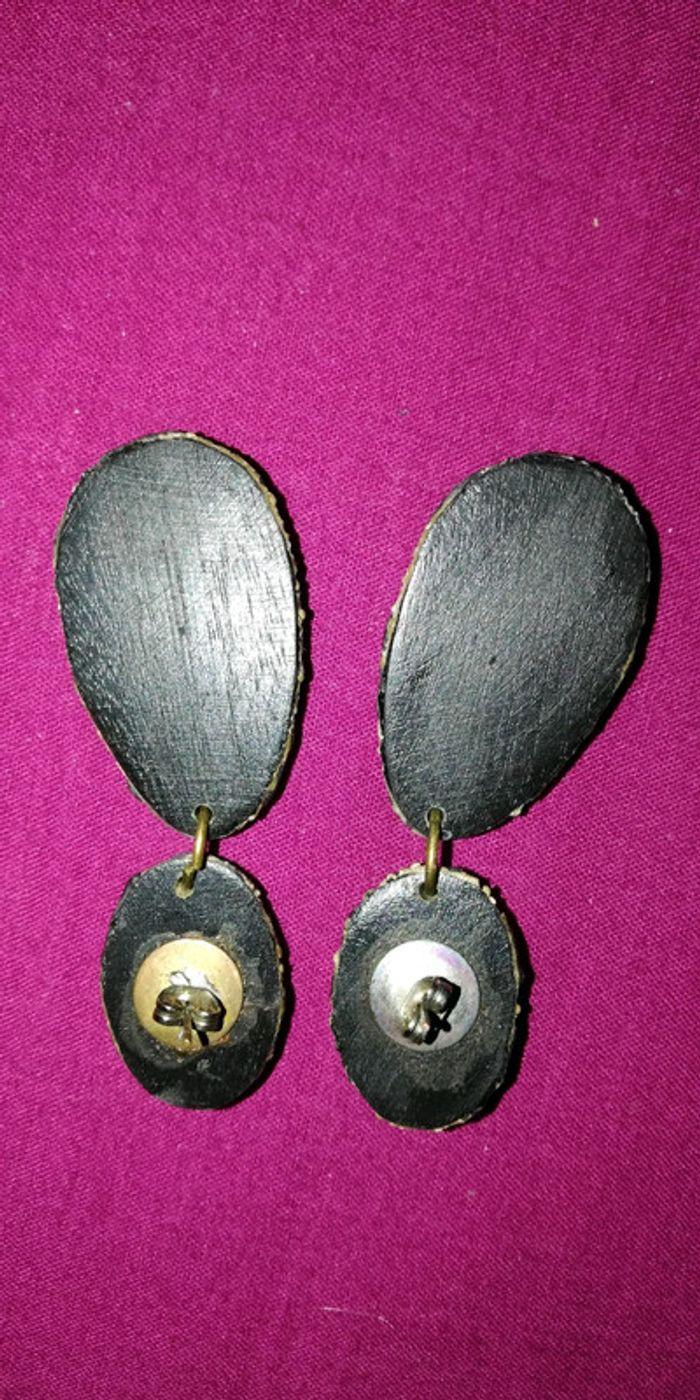 Boucles d'oreilles etnique - photo numéro 3