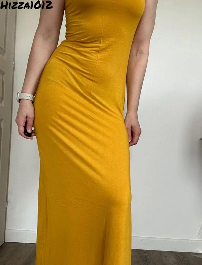 Robe longue jaune Camaieu taille 36 💖 - photo numéro 5