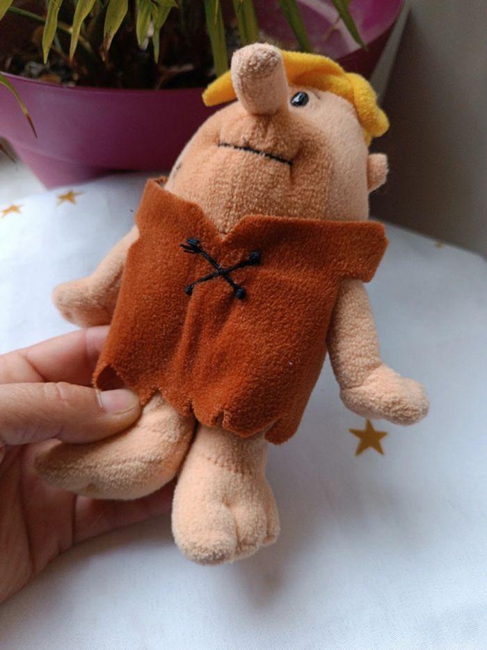 Peluche doudou plush poupée doll flinstone Pierrafeu Barney rubble - photo numéro 3