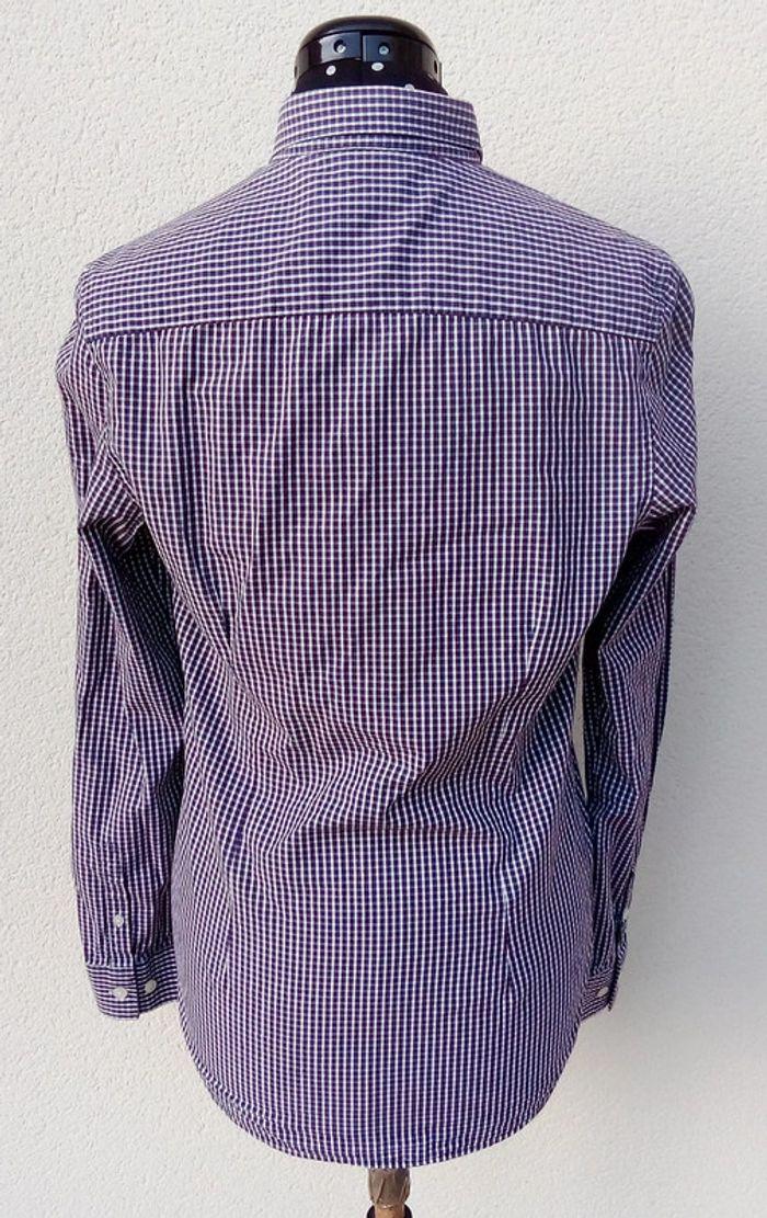 Chemise manches longues à carreaux Galeries Lafayette taille 37/38 ou S - photo numéro 4