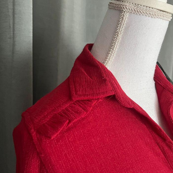 Chemise manches longues Kaporal rouge / bordeau neuve - photo numéro 5