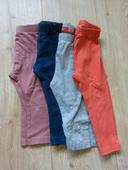 Lot de 4 leggings