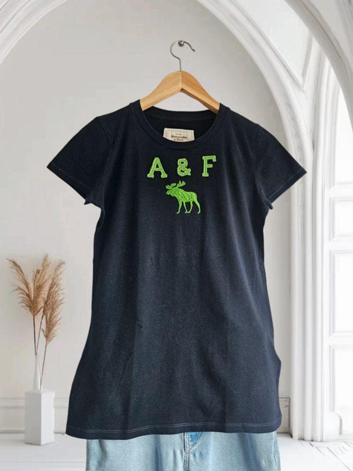 T-shirt marine & vert - Abercrombie & Fitch - photo numéro 6